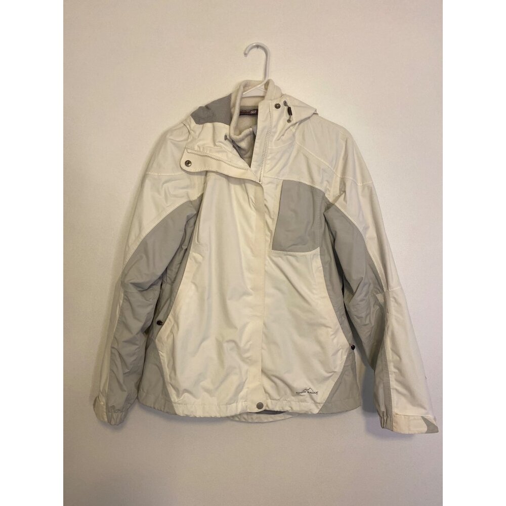 Eddie Bauer Women's Weatheredge 365 Parka W/ Removable Fleece Lining Size M